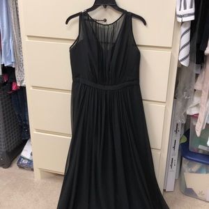 Jenny Yoo Vivienne black bridesmaid dress